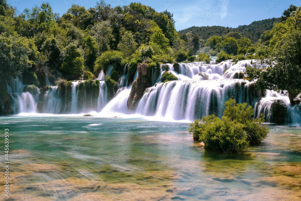 Croatia - Krka National Park with amazing waterfalls Croatia - Krka National Park with amazing waterfalls