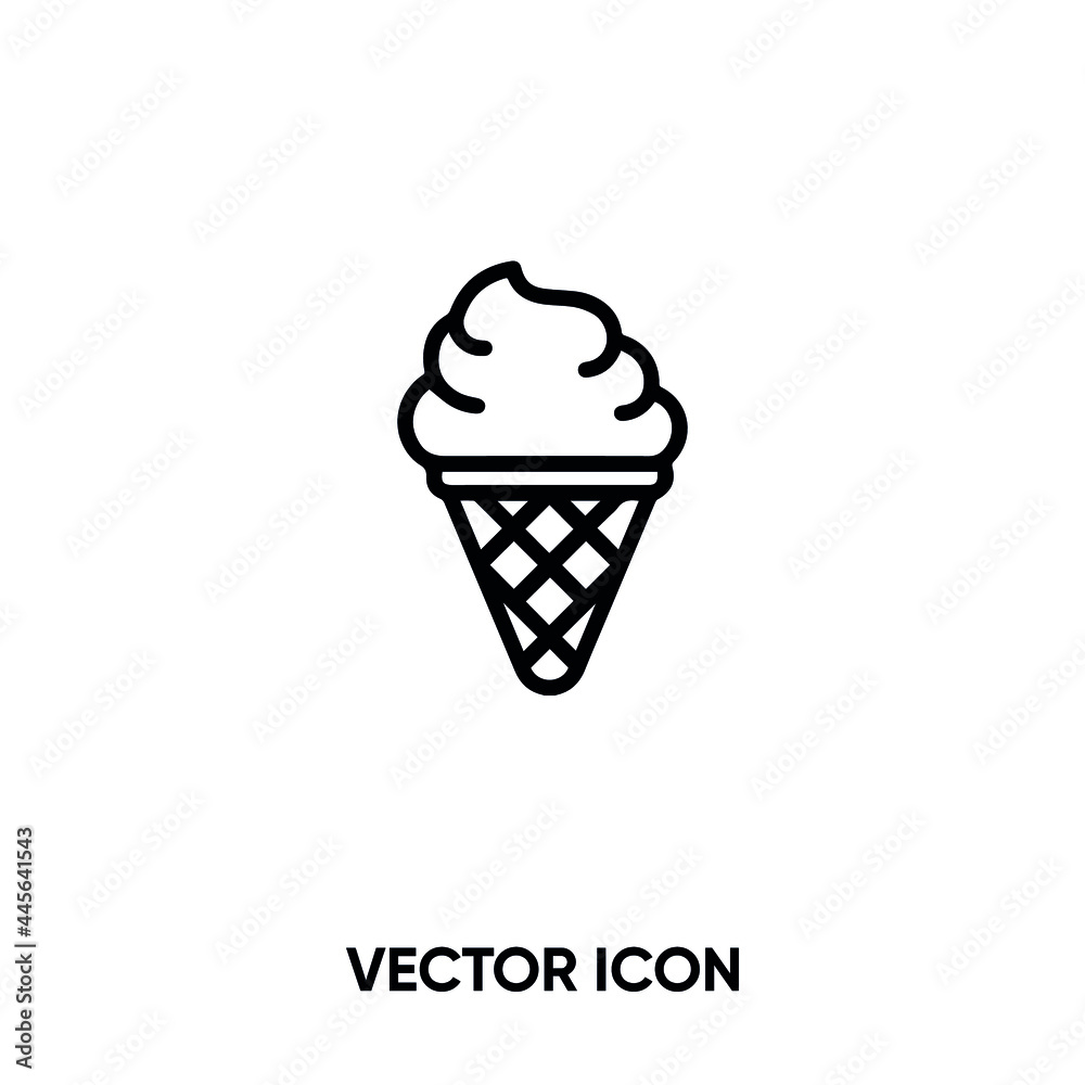 Ice cream vector icon. Modern, simple flat vector illustration for website or mobile app. Ice Lolly symbol, logo illustration. Pixel perfect vector graphics Ice cream vector icon. Modern, simple flat vector illustration for website or mobile app. Ice Lolly symbol, logo illustration. Pixel perfect vector graphics