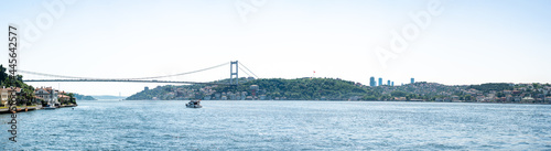 Istanbul - Turkey - 07.16.2021: Bosphorus Bridge