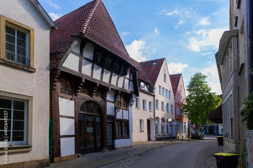 Osnabrück, Germany, June 5, 2021. A street in the Osnabrück, the third largest city in the state of Lower Saxony