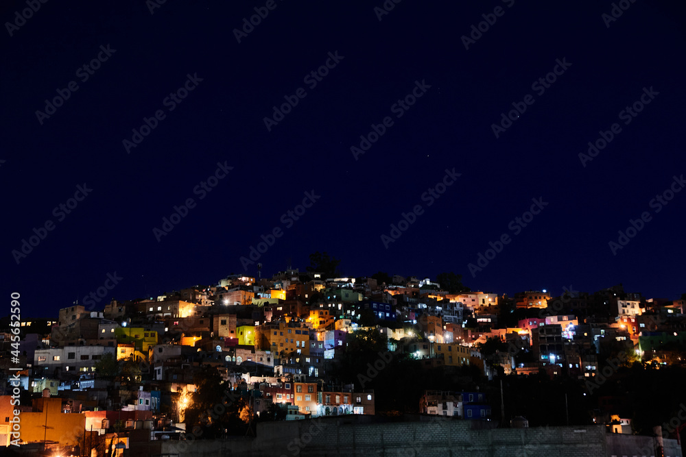 night view of Guanajuato