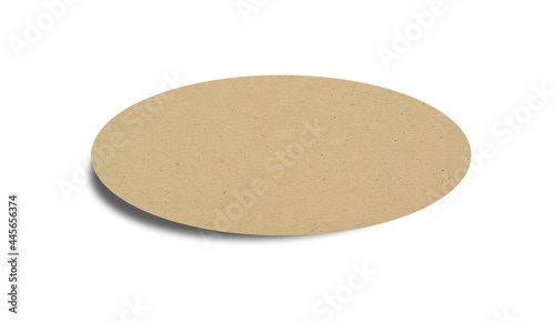 Corrugated cardboard paper isolated on white background, This has clipping path.