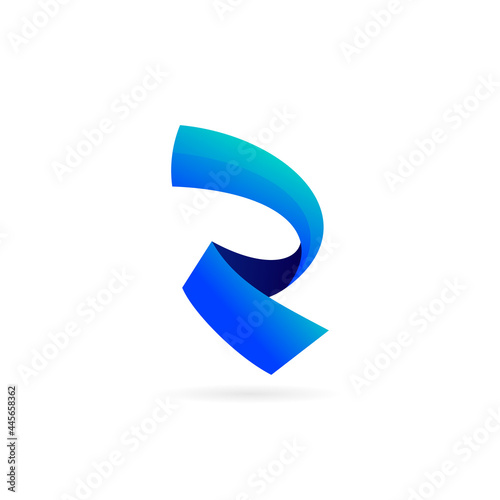 Free Download R logo with modern concept - GFXLoad