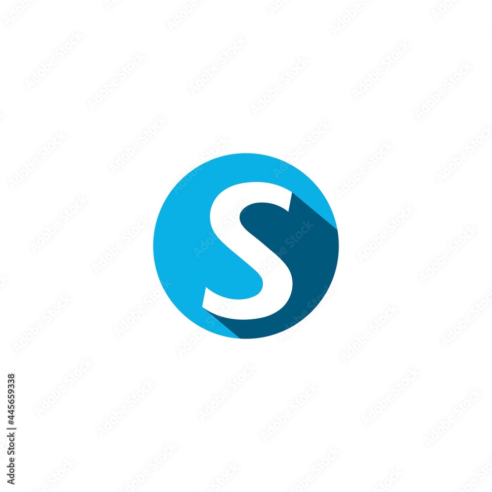 Business corporate S letter logo design