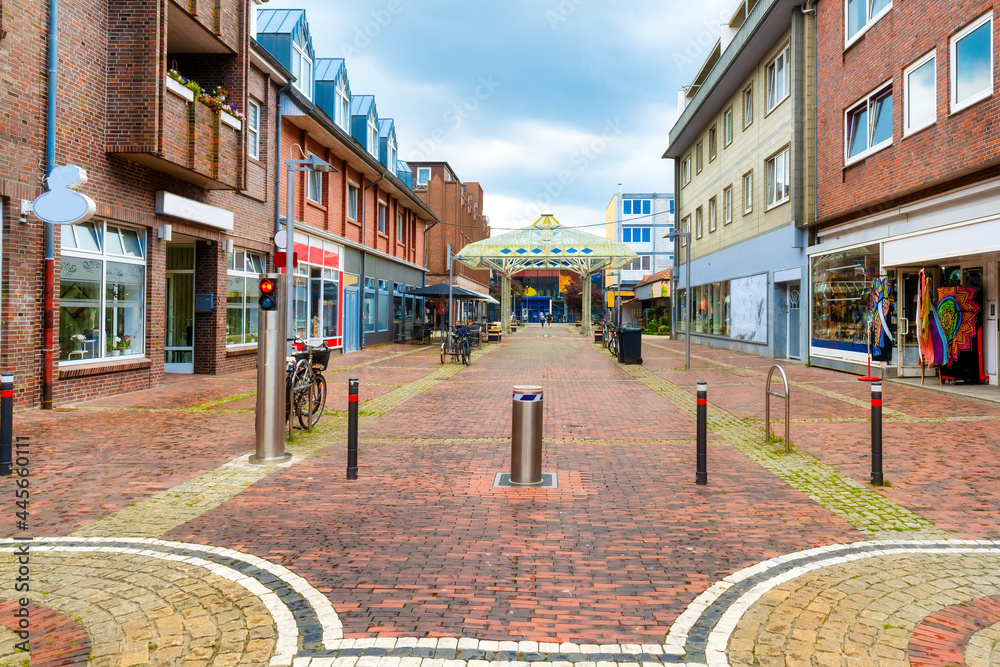 Pedestrian zone in the city center of Wilhelmshaven, Germany