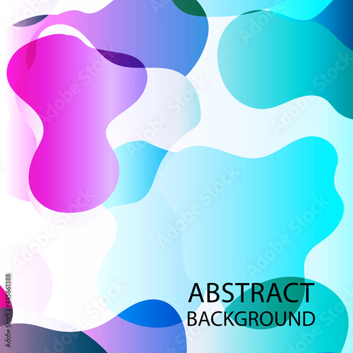 Dynamic texture background with fluid shapes modern concept - Vector