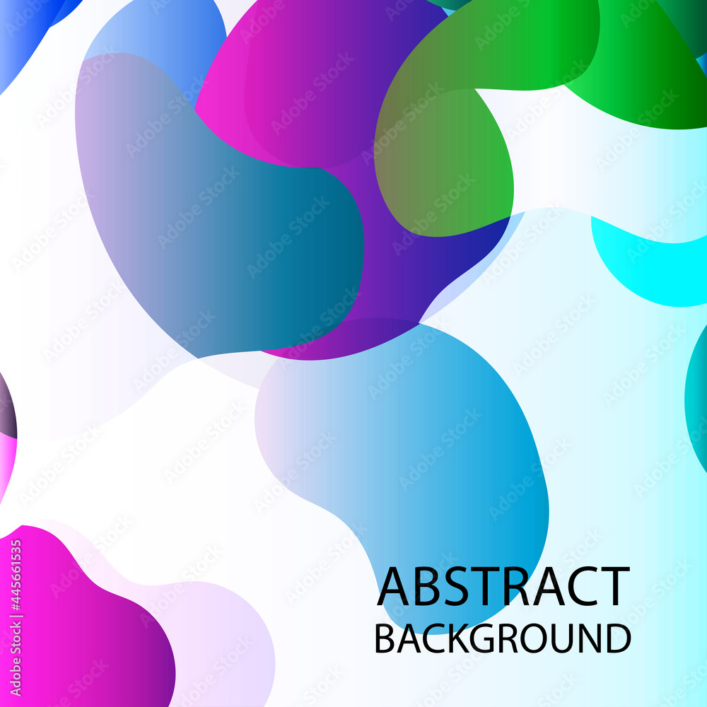 Dynamic texture background with fluid shapes modern concept - Vector