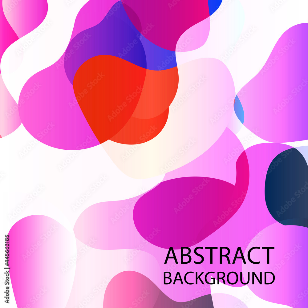 Dynamic texture background with fluid shapes modern concept - Vector