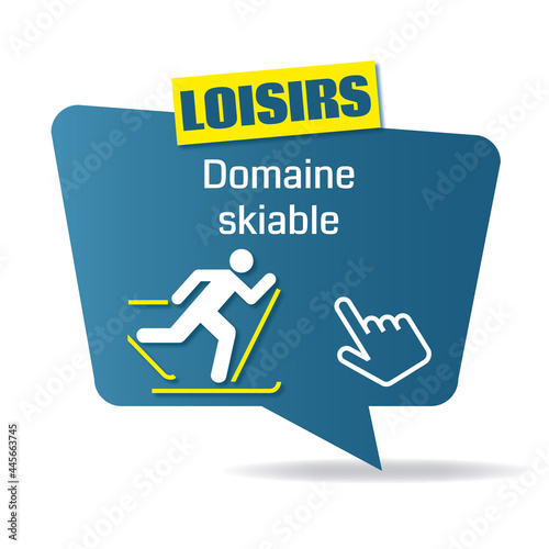 Logo domaine skiable.