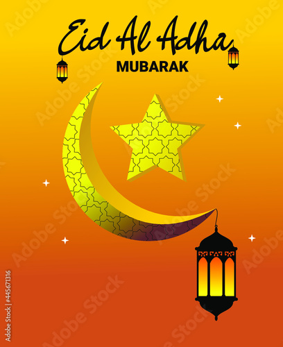 Eid al adha mubarak islamic background