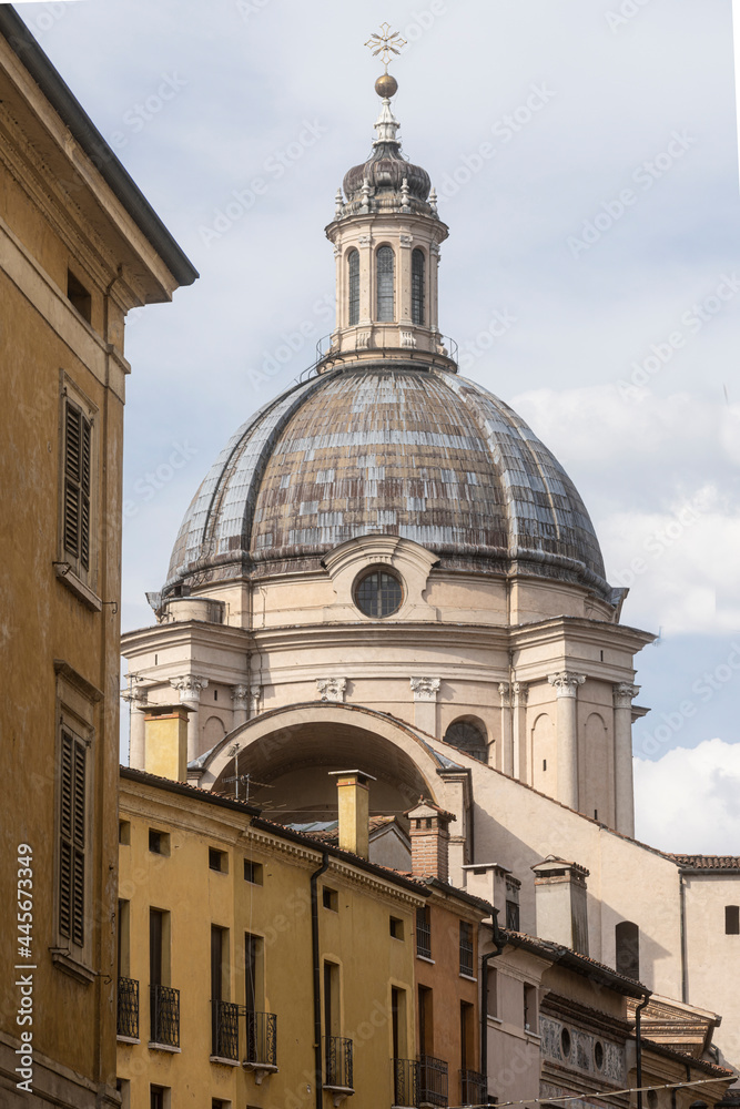 St. Anrdew church cupola  in Mantua, Italy