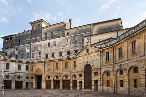 Castello square in Mantua, Italy