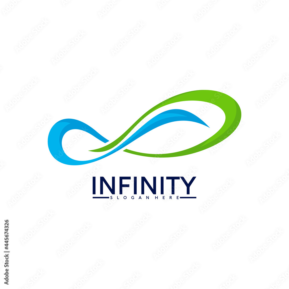 Infinity logo vector illustration. modern logo template Infinity logo vector illustration. modern logo template