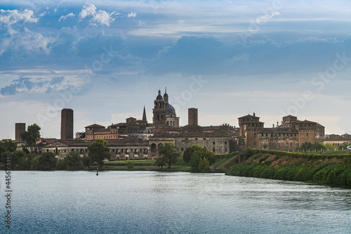 The panorama of Mantua, Italy