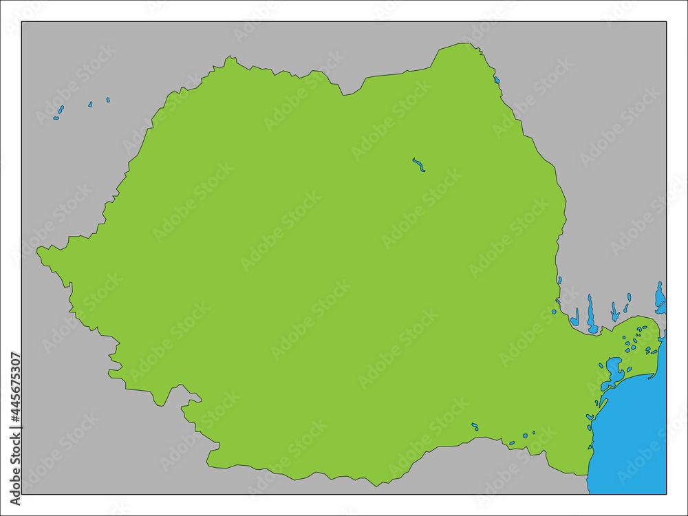 ルーマニア　　　　　　　　　　　　　　　　　　　　　　　　　　　　　　　　　　　地図