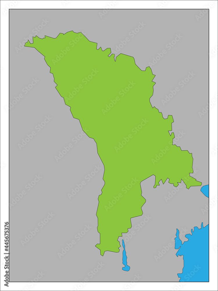 モルドバ　　　　　　　　　　　　　　　　　　　　　　　　　　　　　　　　　　　地図