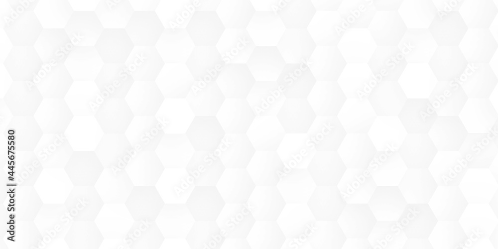 hexagon concept design abstract technology background vector EPS, Abstract white hexagon concept background, soft white background.