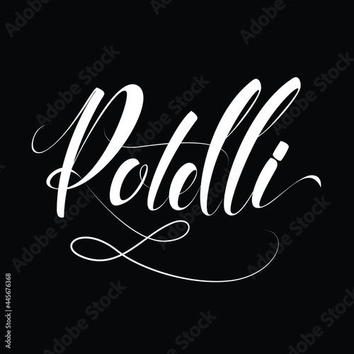 Rotelli t-shirt design in lettering style photo