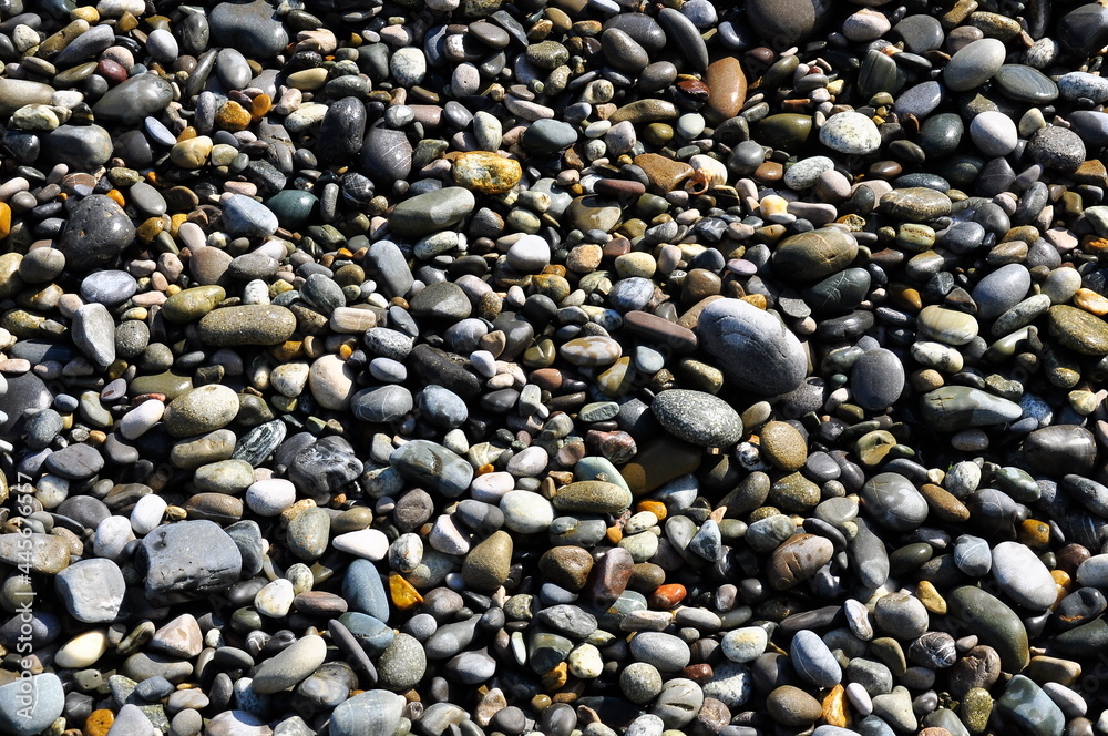 Sea pebbles close-up. Background image. Sea pebbles close-up. Background image.