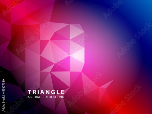 Triangle Abstract Background-Vector