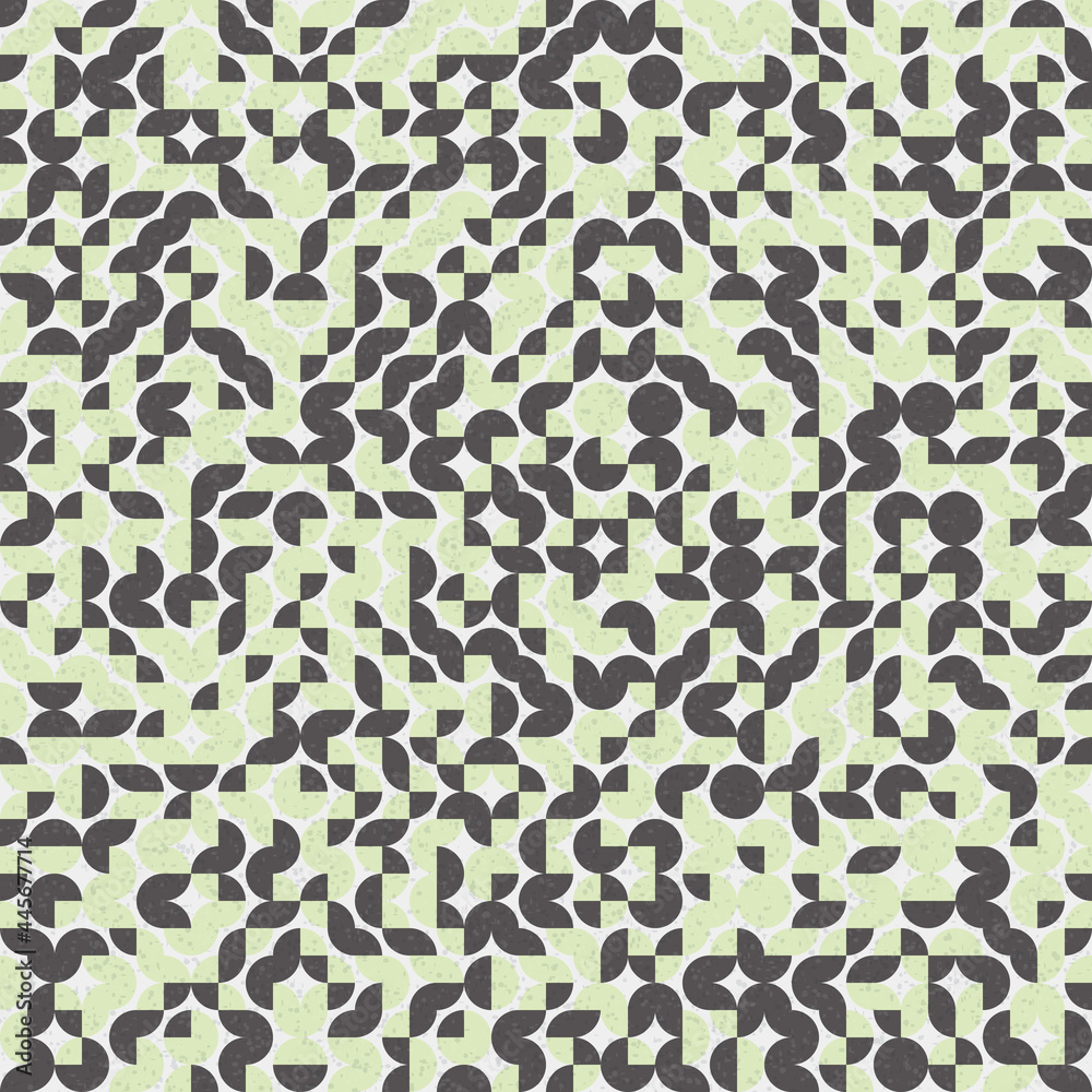 Naklejka premium Abstract Geometric Pattern generative computational art illustration