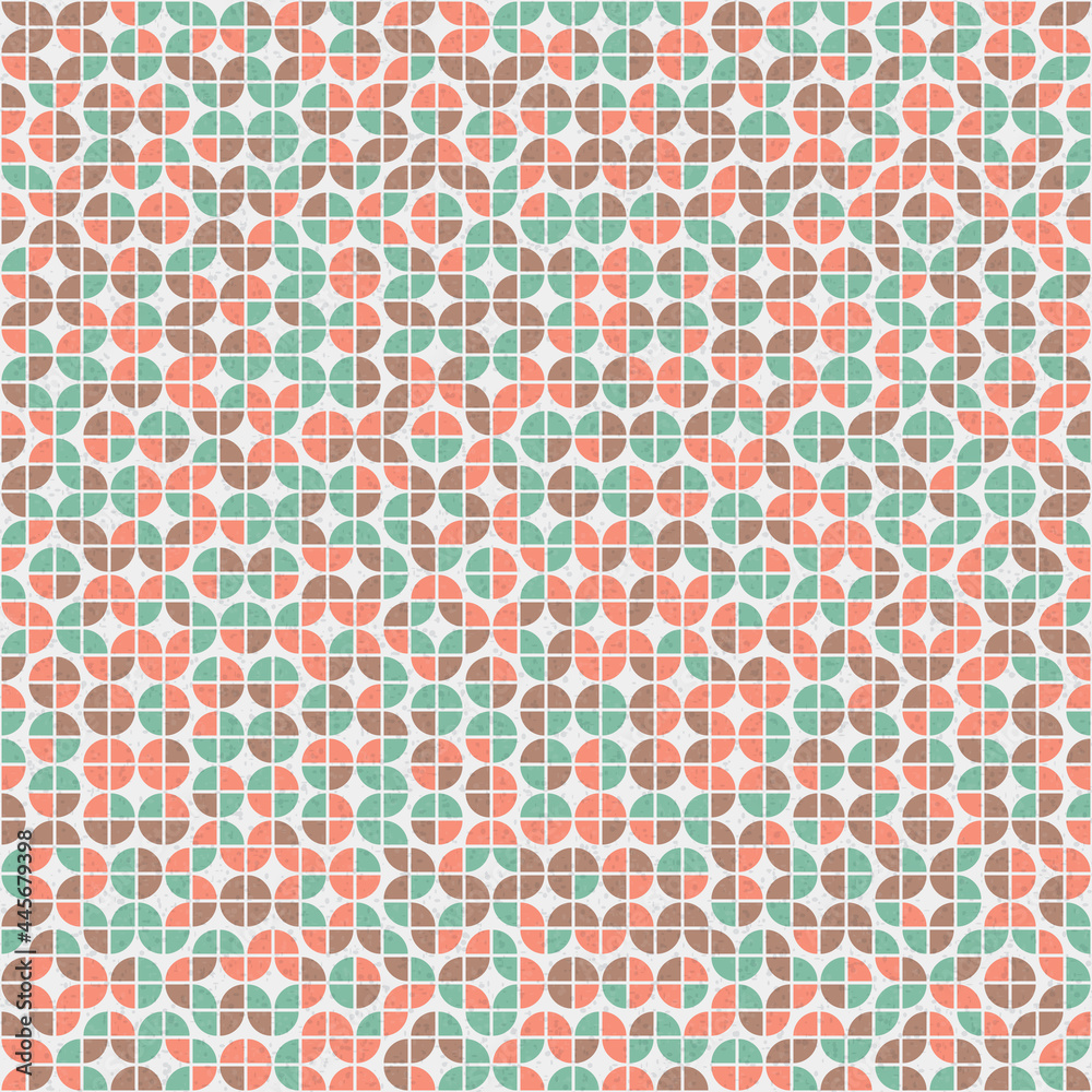 Fototapeta premium Abstract Geometric Pattern generative computational art illustration