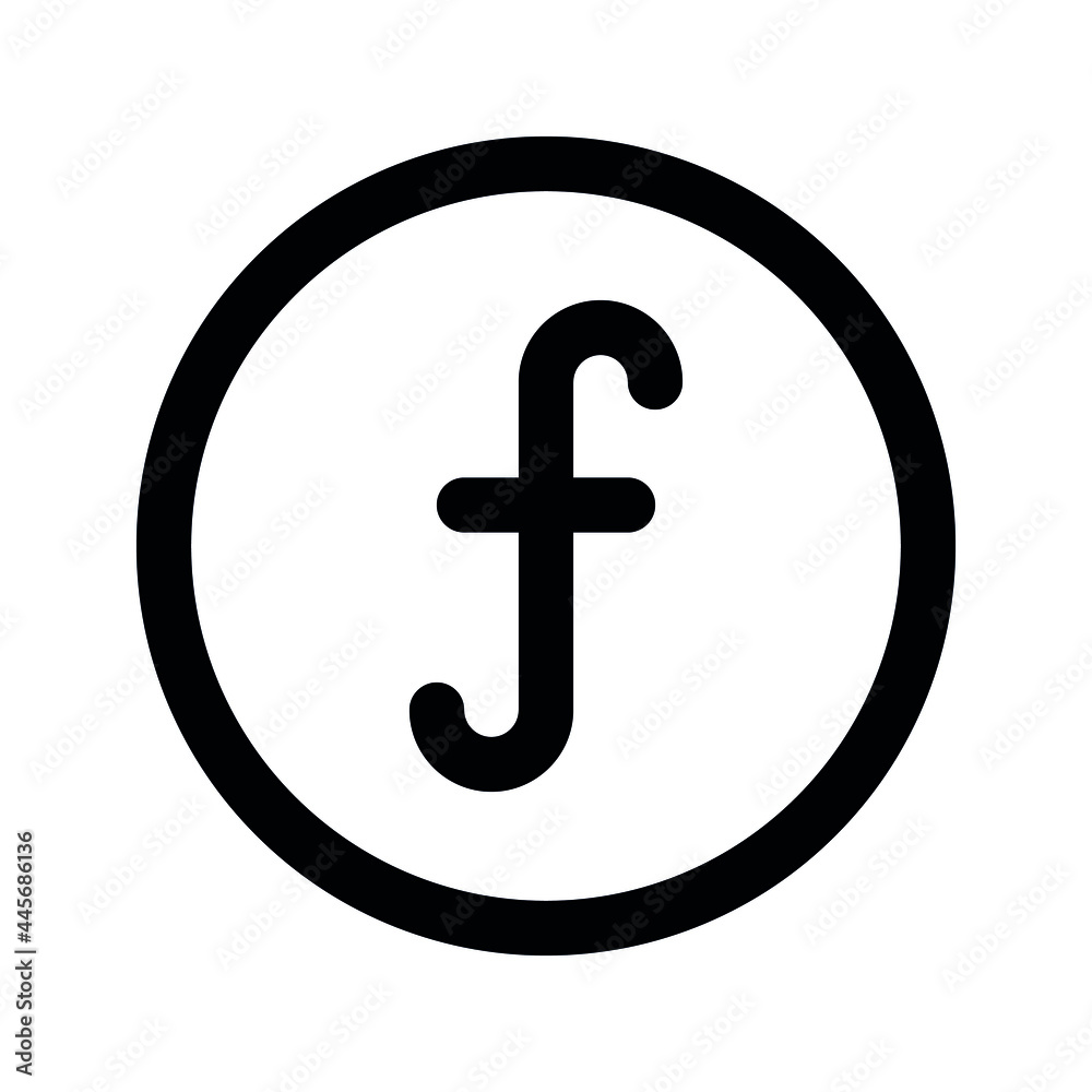 Illustration vector graphic icon of Aruba and Netherlands Guilder currency. Line style icon. Vector illustration isolated on white background. Perfect for website or application design. Illustration vector graphic icon of Aruba and Netherlands Guilder currency. Line style icon. Vector illustration isolated on white background. Perfect for website or application design.
