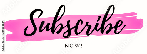 Subscribe now text social media