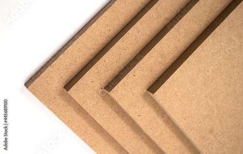 MDF is a material obtained when wood fibers are pressed with sawdust and special glue.