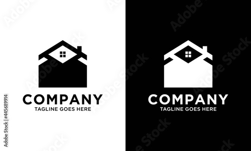 Home logo icon vector illustration design template.Home and house logo design vector, logo , architecture and building, design property , stay at home estate Business logo.