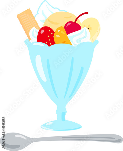 喫茶店のパフェ