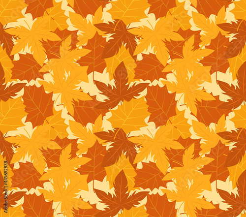 Abstract. Autumn pattern seamless season background. design for mask face, pillow, clothing, fabric, gift wrap. Vector.