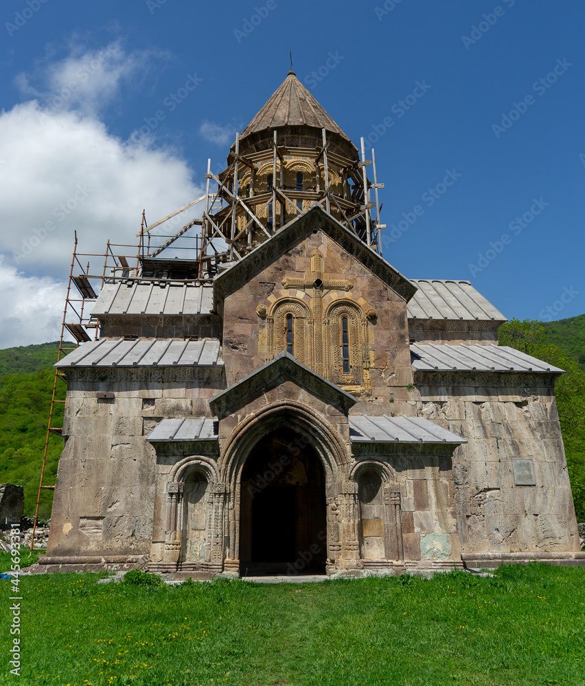 Fototapeta premium Medieval monastery in georgia - orthodox christianity cultural heritage