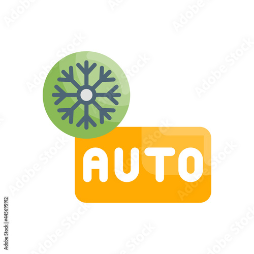Auto mood vector flat icon style illustration. EPS 10 file