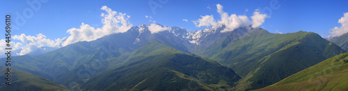 Caucasus  Ossetia. Kurtat gorge. Donchent-Syrhubarzond massif.