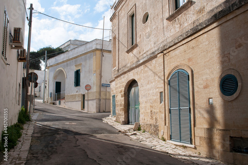 Sunlight on the Old Road. Santa Maria di Leuca, Italy