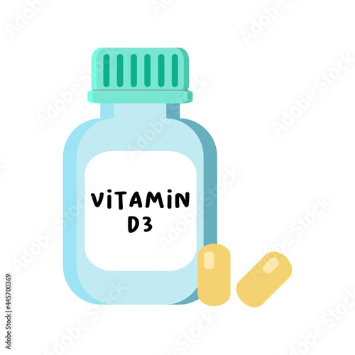 bottle of vitamin d3