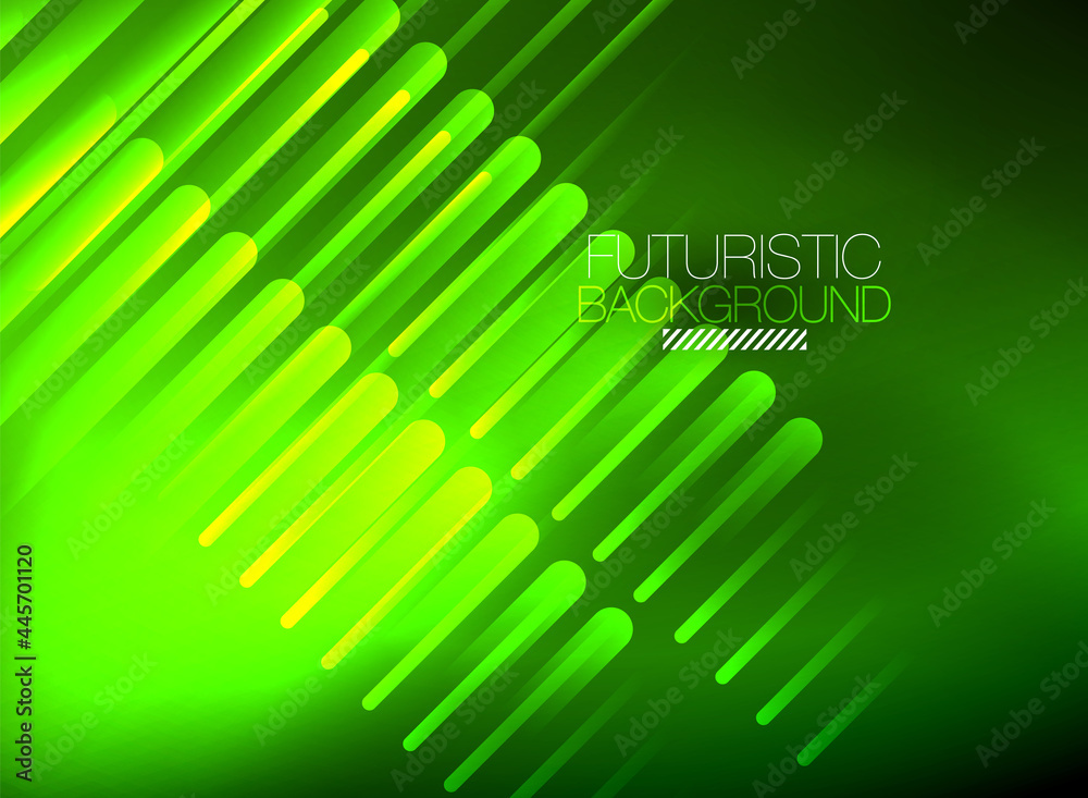 Bright neon color techno abstract background, shiny glowing neon lines in the dark background Bright neon color techno abstract background, shiny glowing neon lines in the dark background