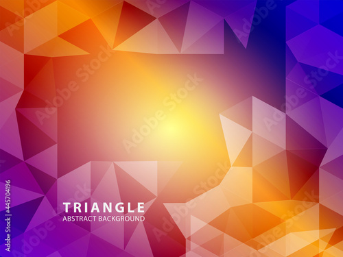 Vector of modern abstract triangular background - Vector