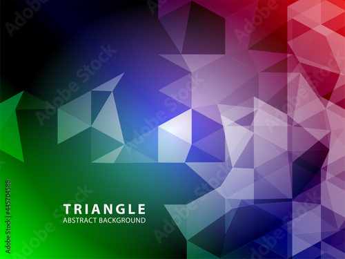 Vector of modern abstract triangular background - Vector