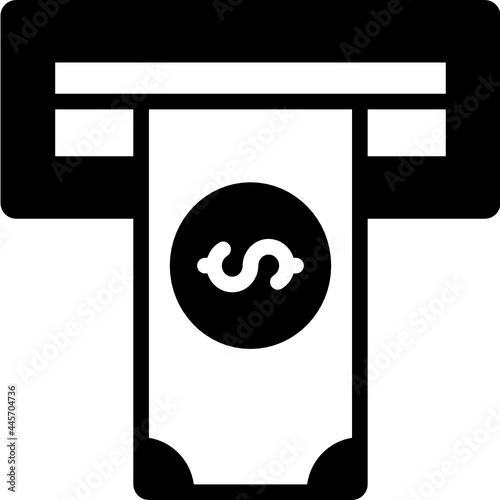 atm solid line icon