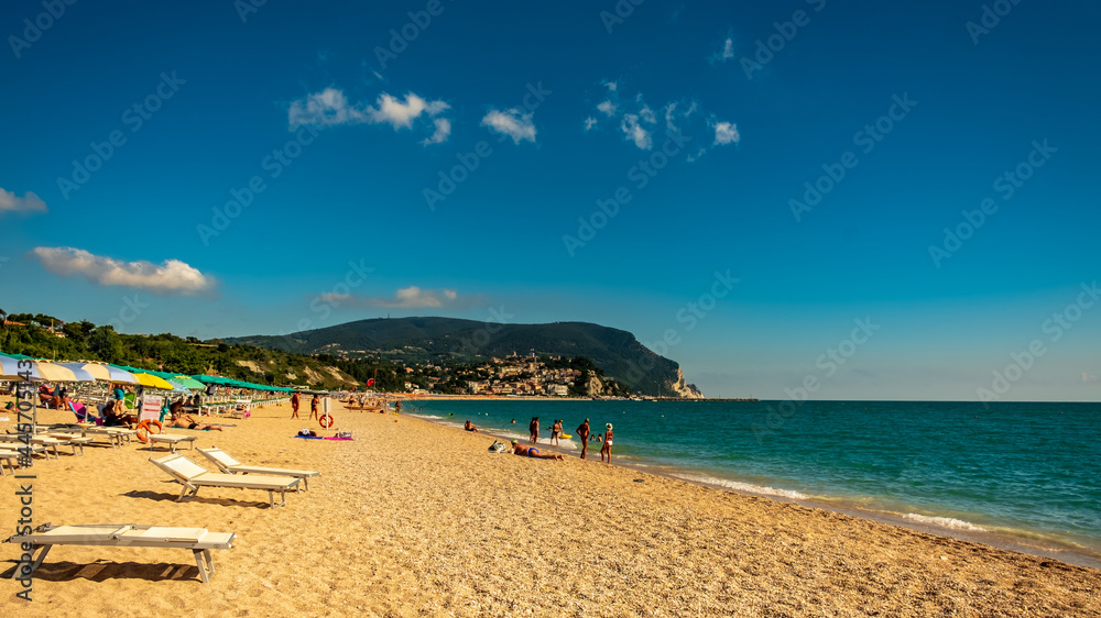 The beautiful sea of Numana in Conero, Ancona province, Marche region. The beautiful sea of Numana in Conero, Ancona province, Marche region.