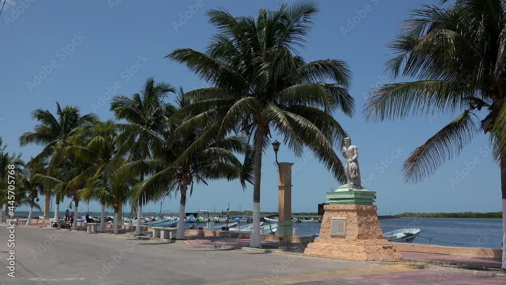 San Felipe waterfront. San Felipe, Yucatan, Mexico San Felipe waterfront. San Felipe, Yucatan, Mexico