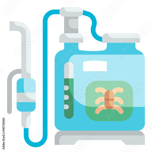 insecticide flat icon