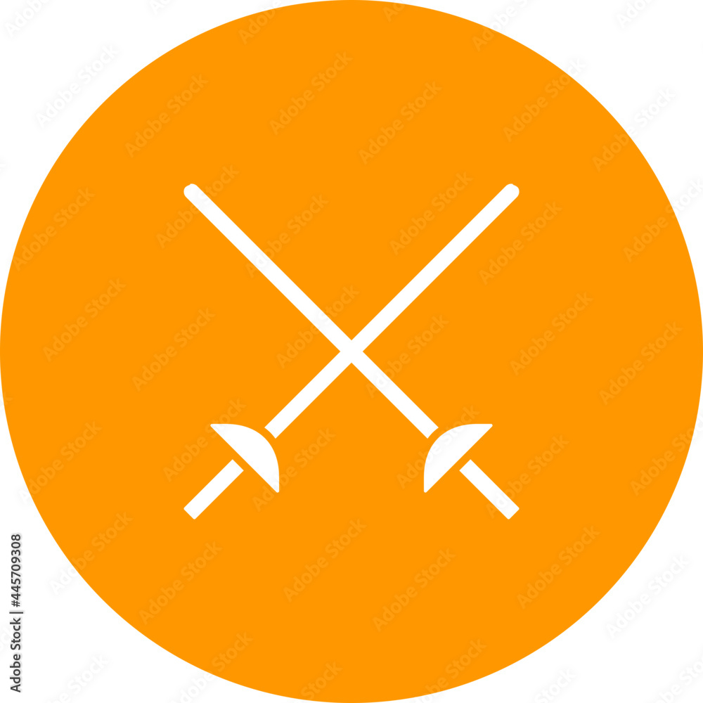 Fototapeta premium Fencing Icon