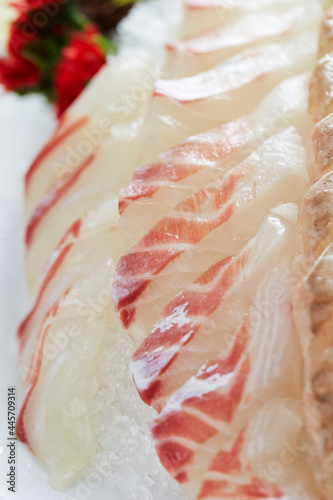 Various kinds of fresh sashimi