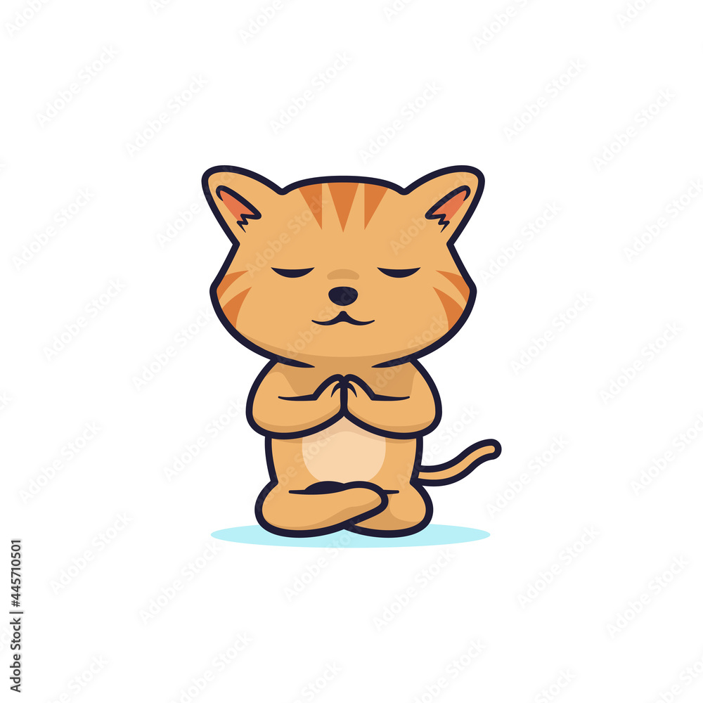 Cute cat vector illustration design Cute cat vector illustration design