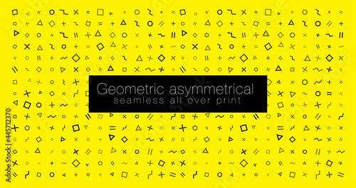 Math Sign asymmetrical seamless all-over print for all types of media.