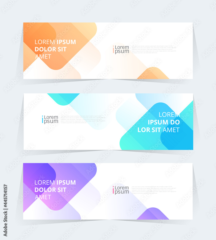 Naklejka premium Vector abstract graphic design Banner Pattern background template.