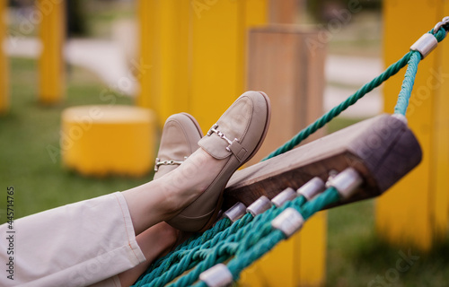 Bild auf Leinwand stylish comfortable women's shoes